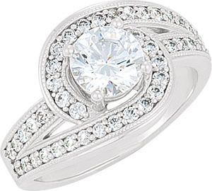 Engagement Mounting or Matching Band