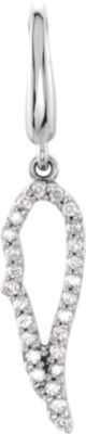 1/8 ct tw Diamond Angel Wing Charm