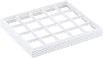 20 Pad Carefree Stackable Tray- White