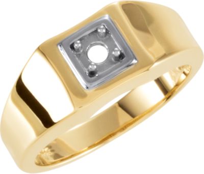 Men's Solitaire Ring Mounting