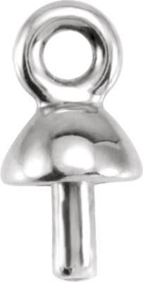 Domed Briolette Cap with Peg