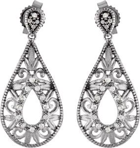 1/10 ct tw Diamond Earrings
