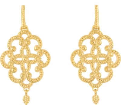 Granulated Design Fashion Dangle Earrings