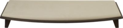 Large Riser Wood Accent Suede Display