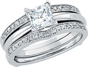 1/4 ct tw Diamond Ring Guard