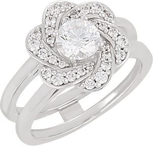 Engagement Mounting or Matching Band