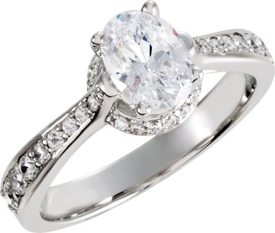 Engagement Ring or Matching Band Mounting