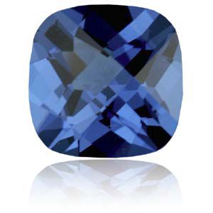 Antique Square Imitation Blue Zircon