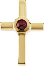 Genuine Ruby Cross