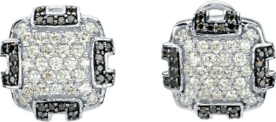 1/4 ct tw Black & White Diamond Earring