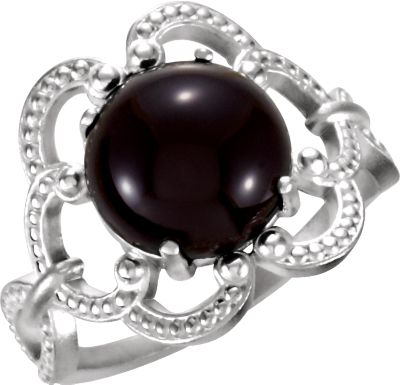 Granulated Design Ring