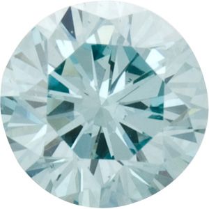 Round - Aqua Blue Enhanced