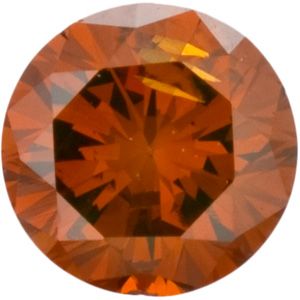 Round - Burnt Orange Enhanced