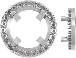 Round Halo Setting for Earring Assembly