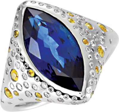 Fashion Ring for Marquise Center