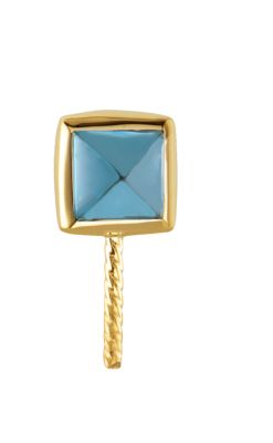 Genuine London Blue Topaz Pendant