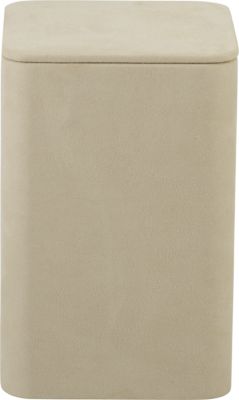 Square Taupe Riser Suede Display