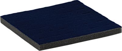 Blue 36 Ring Half Foam Insert