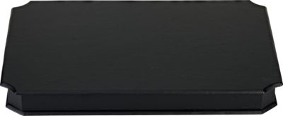 Black Leatherette Platform Display