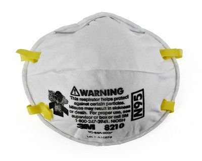 3M&reg; 8210 N95 particulate Respirator