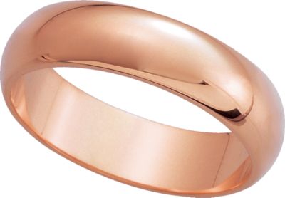 Half Round Wedding Band - Size 7, 2mm - 12mm
