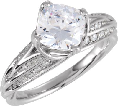 Sculptural-Inspired Engagement Ring