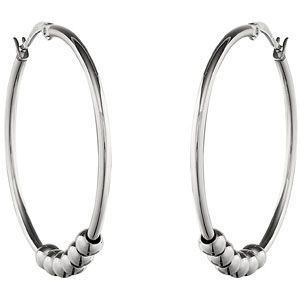 Amalfi&trade; Stainless Steel Hoop Earrings