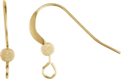 French Ear Wire with Bead