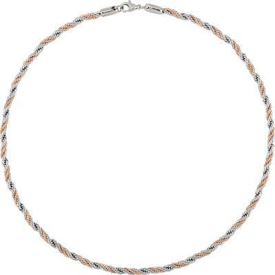 Stainless Steel & Gold Immerse Plated Box Chain