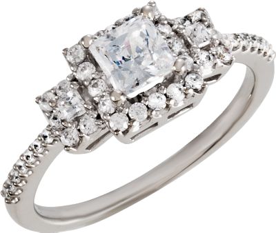 Engagement Ring or Matching Band Mounting