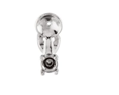 Drop Earring Mounting for Pearl  Center