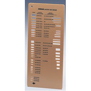 Energizer&reg; Battery Size Checker 