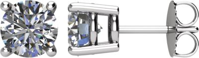 Basket-Style Friction Post Stud Earring