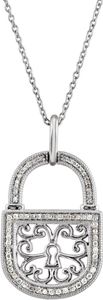 1/4 ct tw Diamond Lock 18