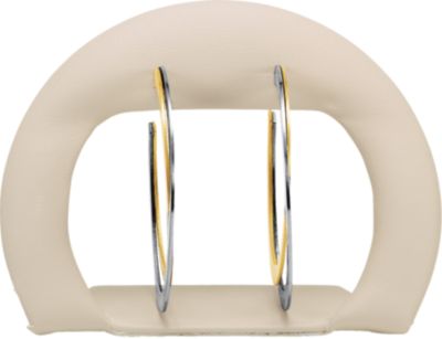 Single Hoop Beige Leatherette Earring Stand
