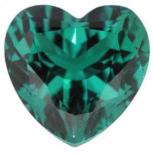 Heart Chatham Created Emerald