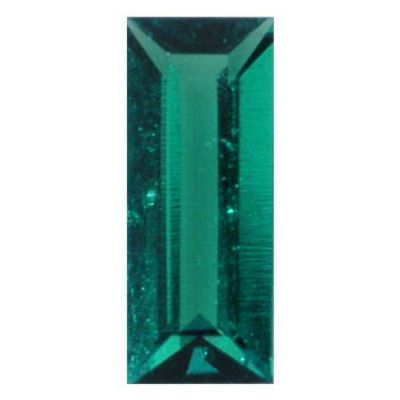 Straight Baguette Chatham Created Emerald