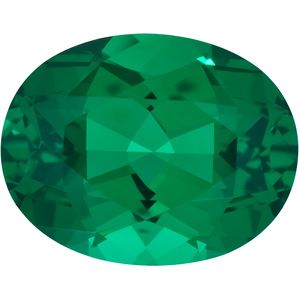 Oval Lab Created Emerald