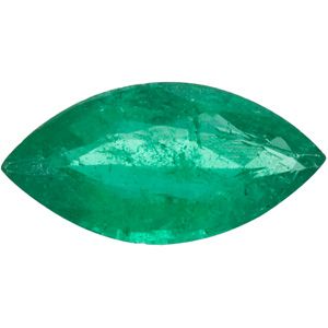 Genuine Emerald - Marquise Faceted; A Quality