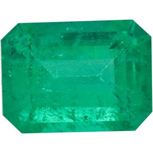 Genuine Emerald - Emerald/Octagon Faceted -Non-Returnable; A Quality