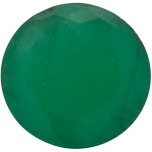 Genuine Emerald - Round Faceted Dark; Commercial 3 Quality