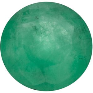 Genuine Emerald - Round Faceted Medium; Commercial 3 Quality