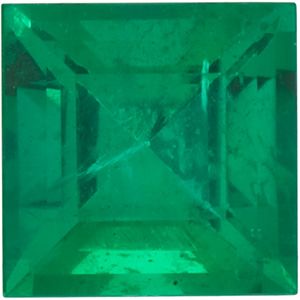 Genuine Emerald - Square Step -Non-Returnable; AA Quality