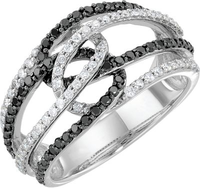 Black & White Diamond Ring