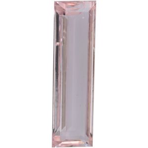 Straight Baguette Genuine Pink Topaz (Black Box)