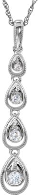 Cubic Zirconia Tear Drop 18