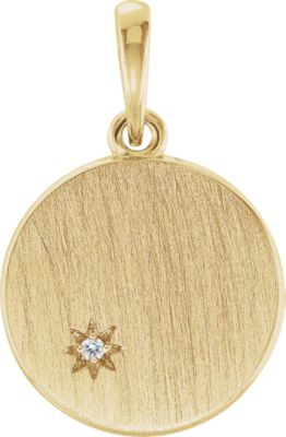 Engravable Pendant or Dangle