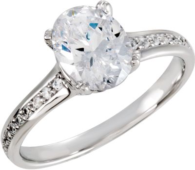 Engagement Ring or Matching Band Mounting