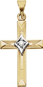 Diamond Cross Pendant