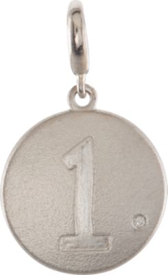 Numeric Disc Charm with Accent